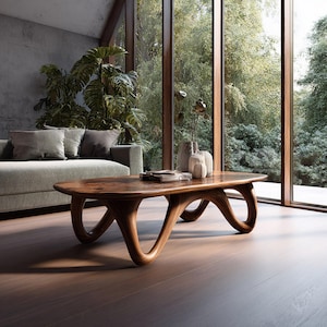 Mid Century Coffee Table Glass - Etsy