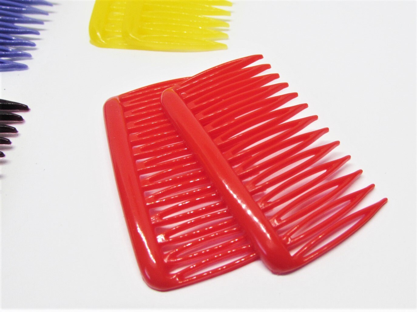 Vintage GOODY Small Tuck Hair Comb Set (2)- Various Colors  display picture 1