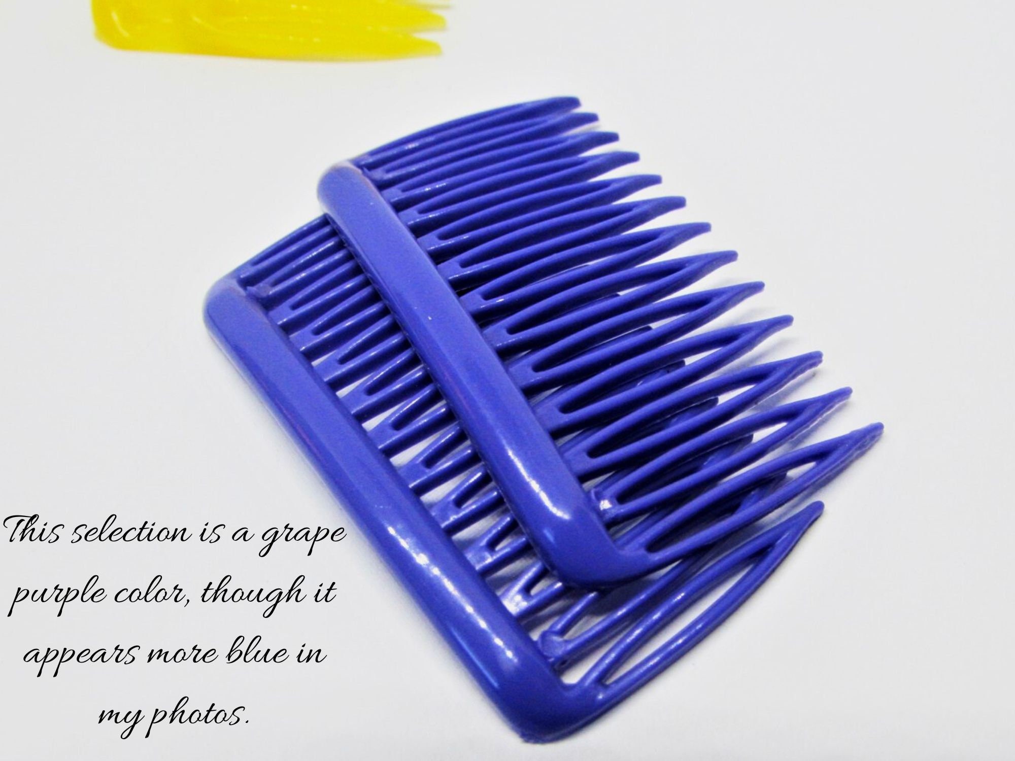 Vintage NEW 1982 GOODY Tuck Mini Combs 24 Ct #550 #7507 Multicolor Packaged 2 packs GOODY New old stock vintage 80s #550 Kant-Slip Tuck  main image 4