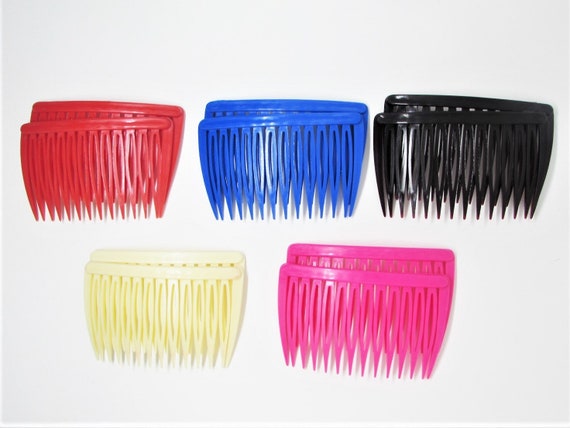 One (1) Pair of Vintage 1989 GOODY Hair Side Comb… - image 1