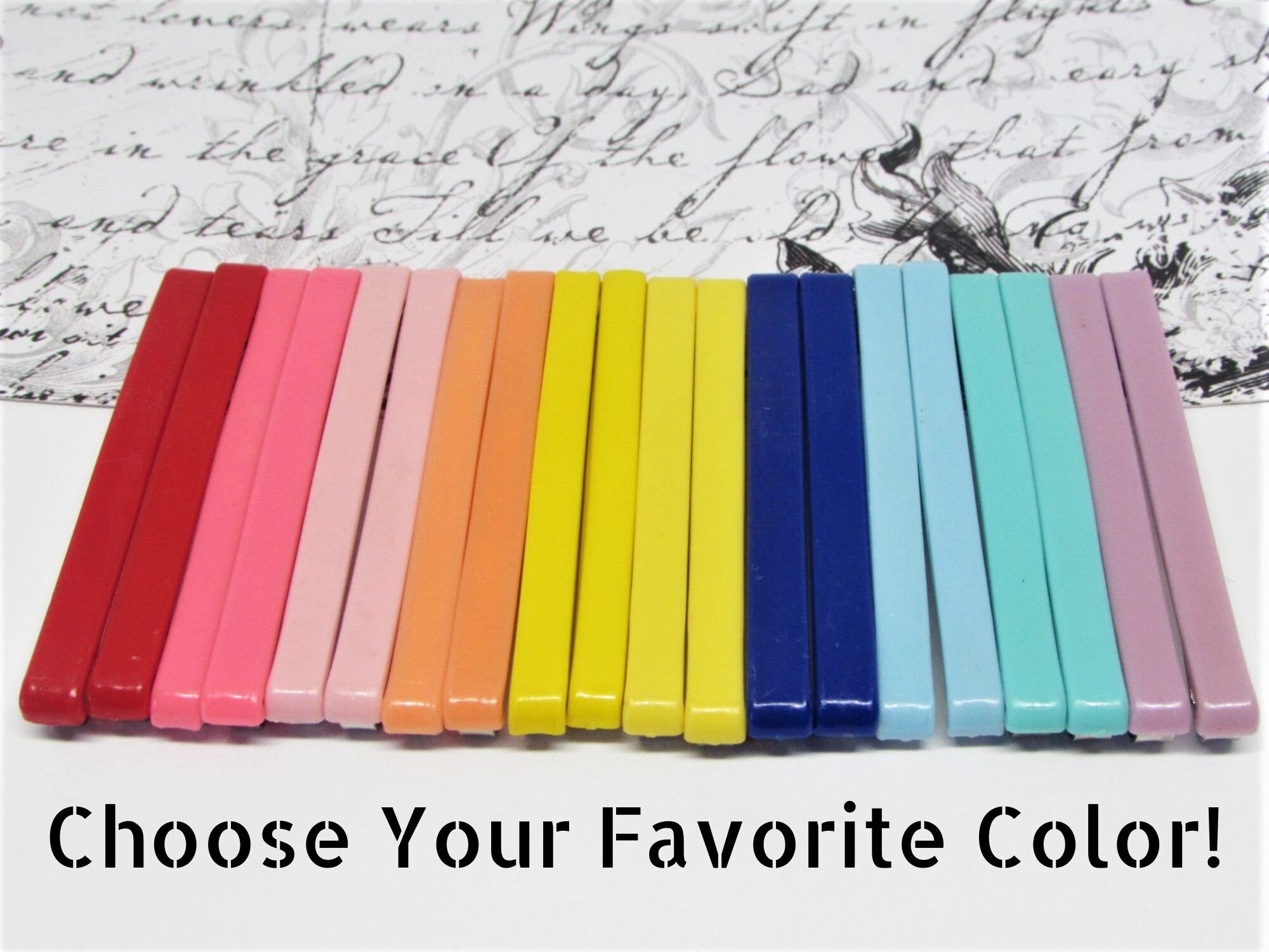 Blue Goody Barrettes Etsy