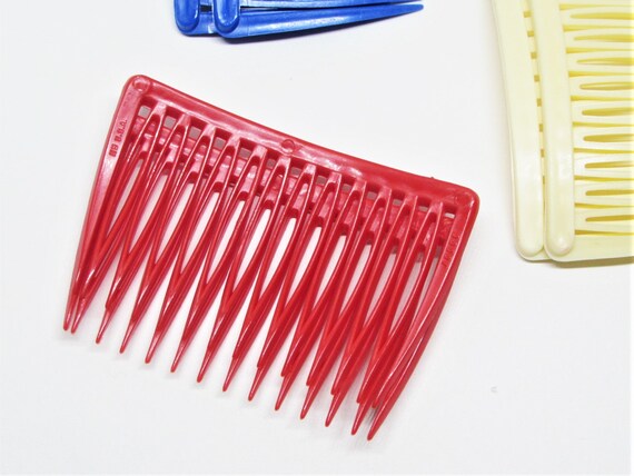 One (1) Pair of Vintage 1989 GOODY Hair Side Comb… - image 8