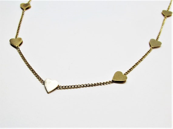 Dainty Vintage 1970's Gold Plated Chain Necklace … - image 3