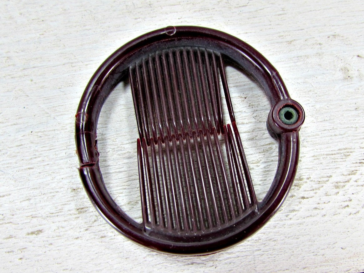 Vintage Hair Bun Holder Ponytail Holder TortoiseShell Hair Etsy