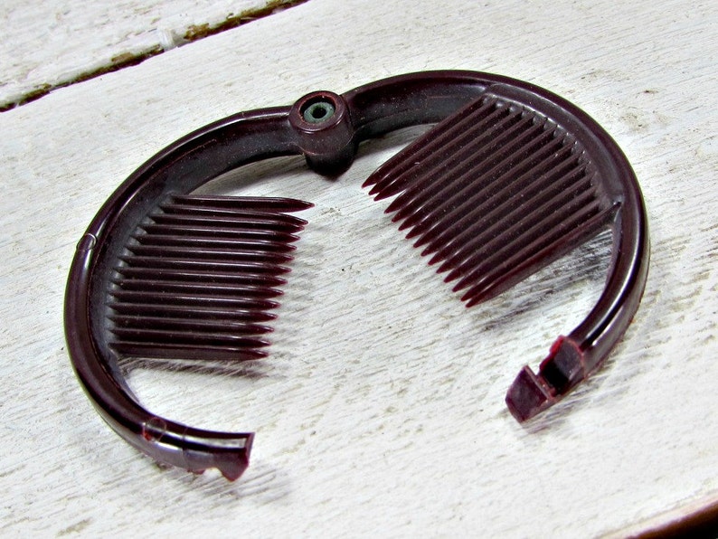 Vintage Hair Bun Holder Ponytail Holder TortoiseShell Hair Etsy