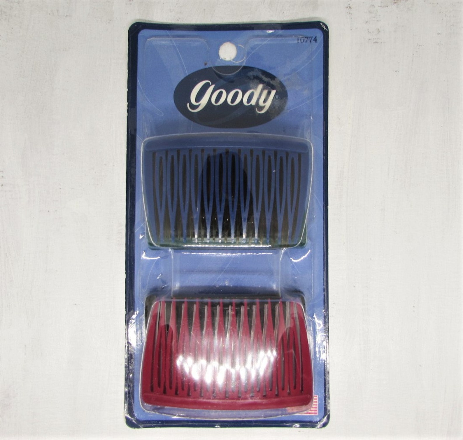 Vintage GOODY Hair Side Comb Set of 2 for Thin or Thick Hair Etsy