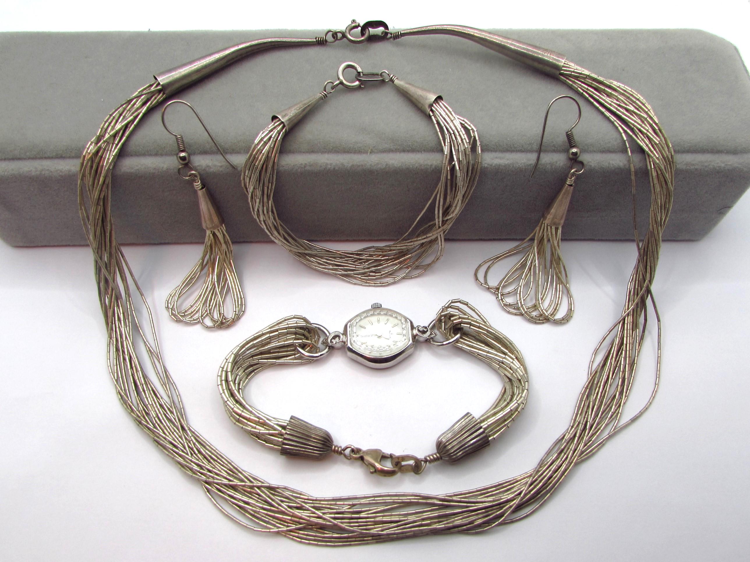 【Carolyn Pollack 】ヴィンテージ　リキッドシルバー　ネックレス Old Carolyn Pollack - Etsy