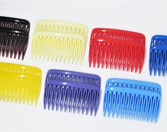 Vintage GOODY Small Tuck Hair Comb Set (2)- Various Colors- 1980s Accessory Women Girls Toddlers