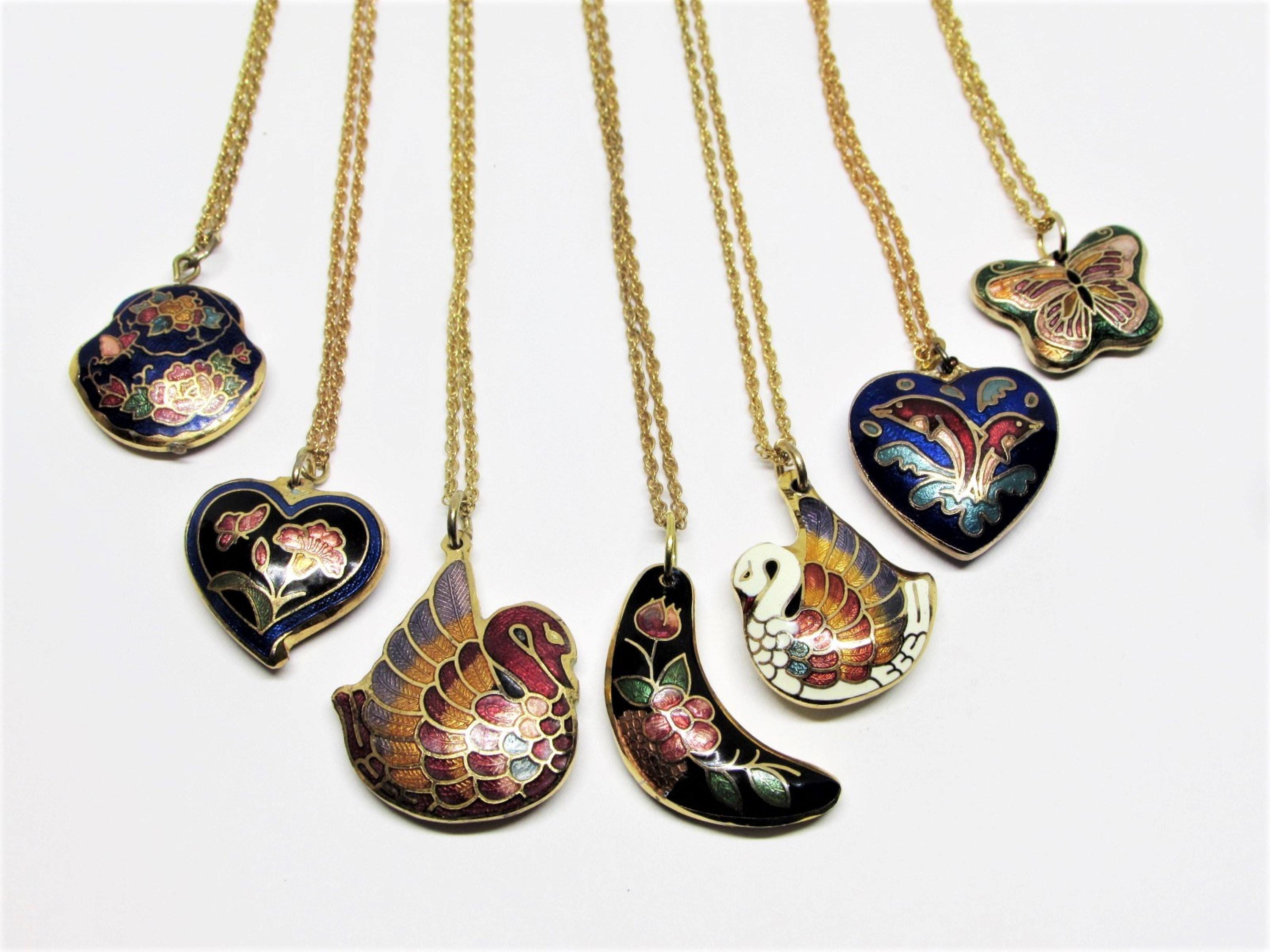 ◆VINTAGE HOLLYWOOD◆ Colorful Heart Necklace VH2313NE008B MUSINSA | VINTAGE HOLLYWOOD Colorful Heart Necklace_VH2313NE008B