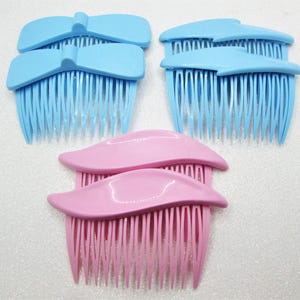Vintage 80’s Side Comb Set Amazon.com : 6 Pack Vintage Hair Side Combs Metal for Women  main image 2
