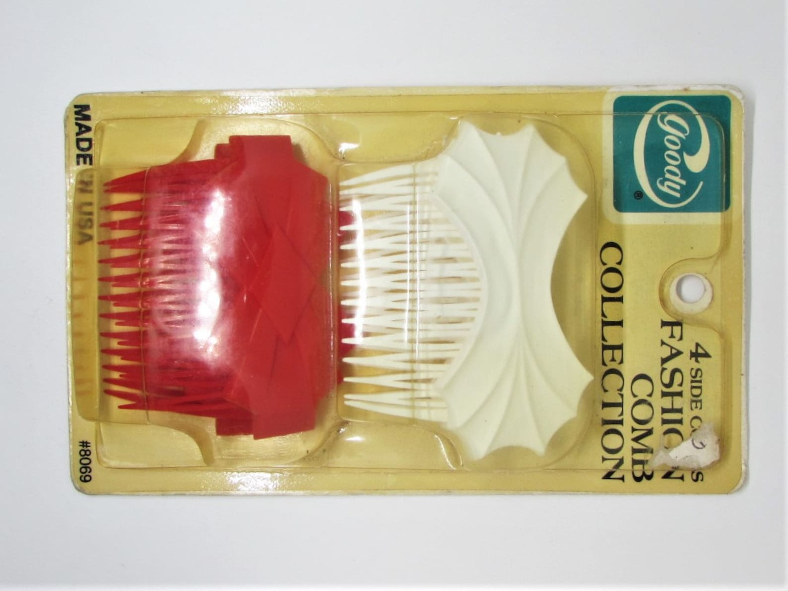 RARE Vintage 1985 GOODY Big Decorative Side Hair Combs Cherry Etsy
