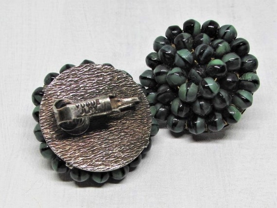 RARE Vintage Designer VOGUE Emerald Green & Black… - image 4