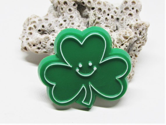 St. Patrick's Day Earrings Irish Shamrock Good Luck Clover Green