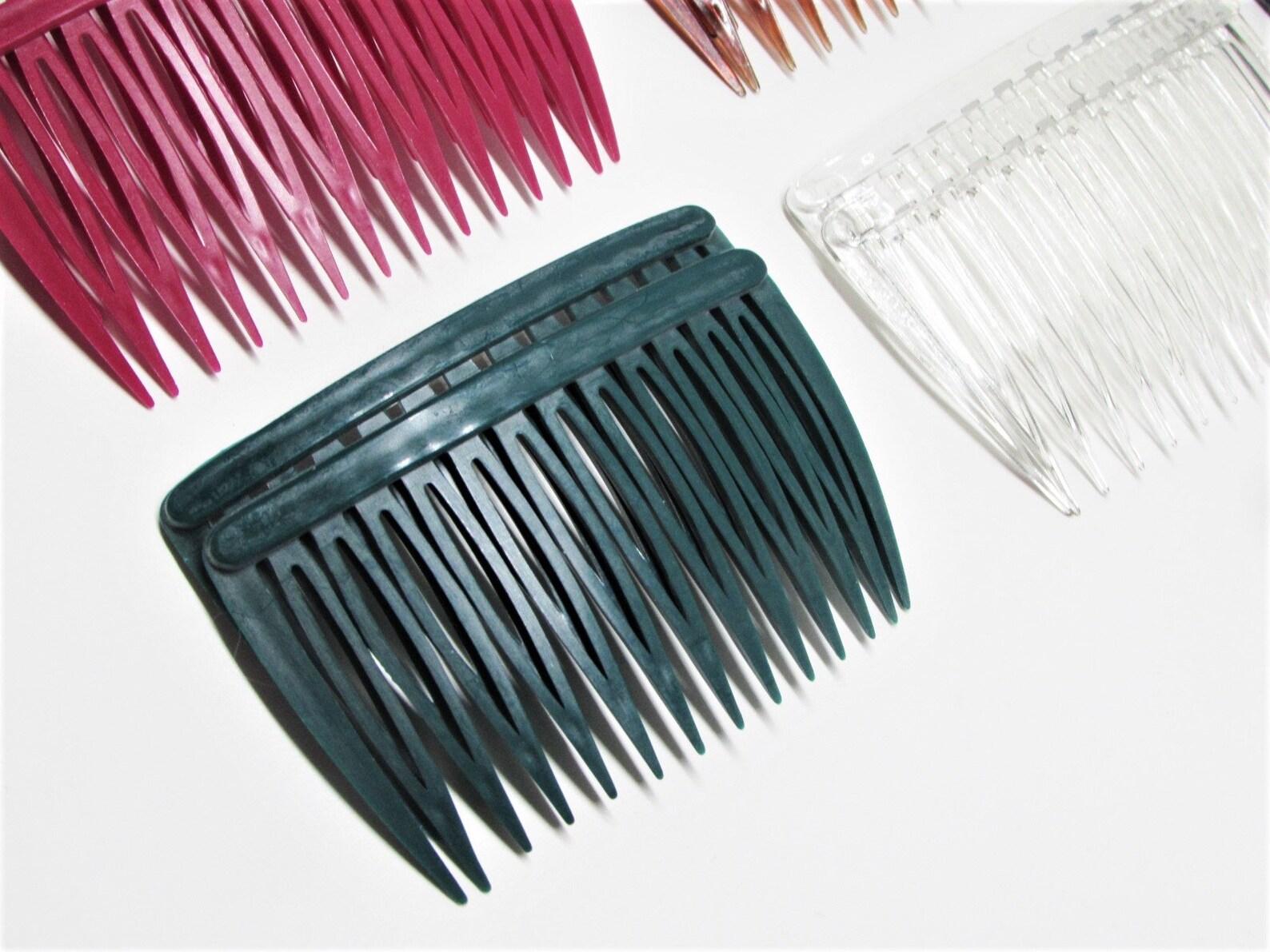 Vintage GOODY Hair Side Comb Set of 2 for Thin or Thick Hair Etsy
