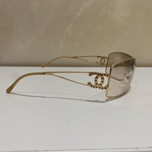 Y2k Vintage Chanel Sunglasses - Etsy