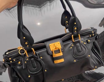 Chloé Paddington Leather Hand bag y2k Chloé Chloe Paddington Hand Bag Leather 2way Pink Auth