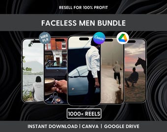 Faceless Men Reels Bundle – Masculine Content (Digital Download)