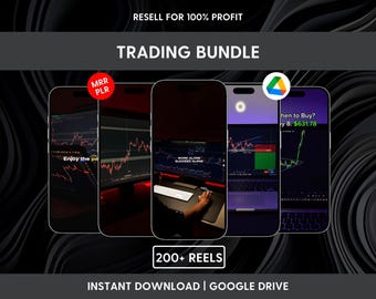 200+ Viral Trading Reels: Finance & Business Content (Digital Download)