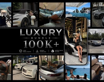 Pack de plus de 100 000 vidéos lifestyle de luxe | Supercars, jets privés, montres et argent : vidéos courtes pour TikTok, Instagram et YouTube avec droits de revente payants.