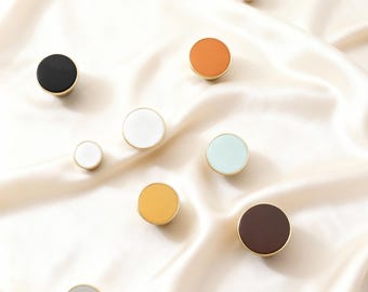 Gałki do pokoju dziecięcego - Skórzany uchwyt do szafki - Mosiężne gałki do szafy