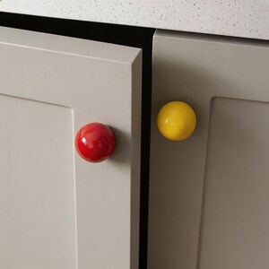 Keramische kastknop | Pastelkleurige keramische ladeknoppen