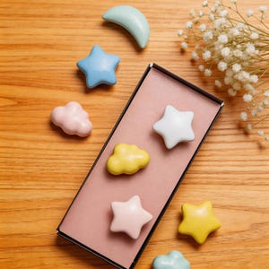 Colorful Ceramic Cabinet Pulls | Pastel Ceramic Drawer Knobs