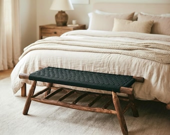 Storage Bench, Rattan Graden Benches, End Of Bed Bench