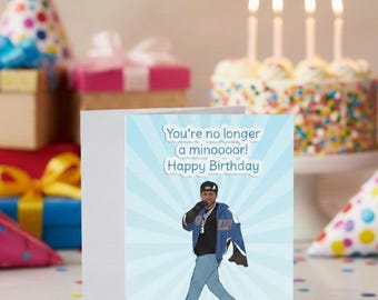 Funny 18th Birthday Card, Kendrick Lamar Meme