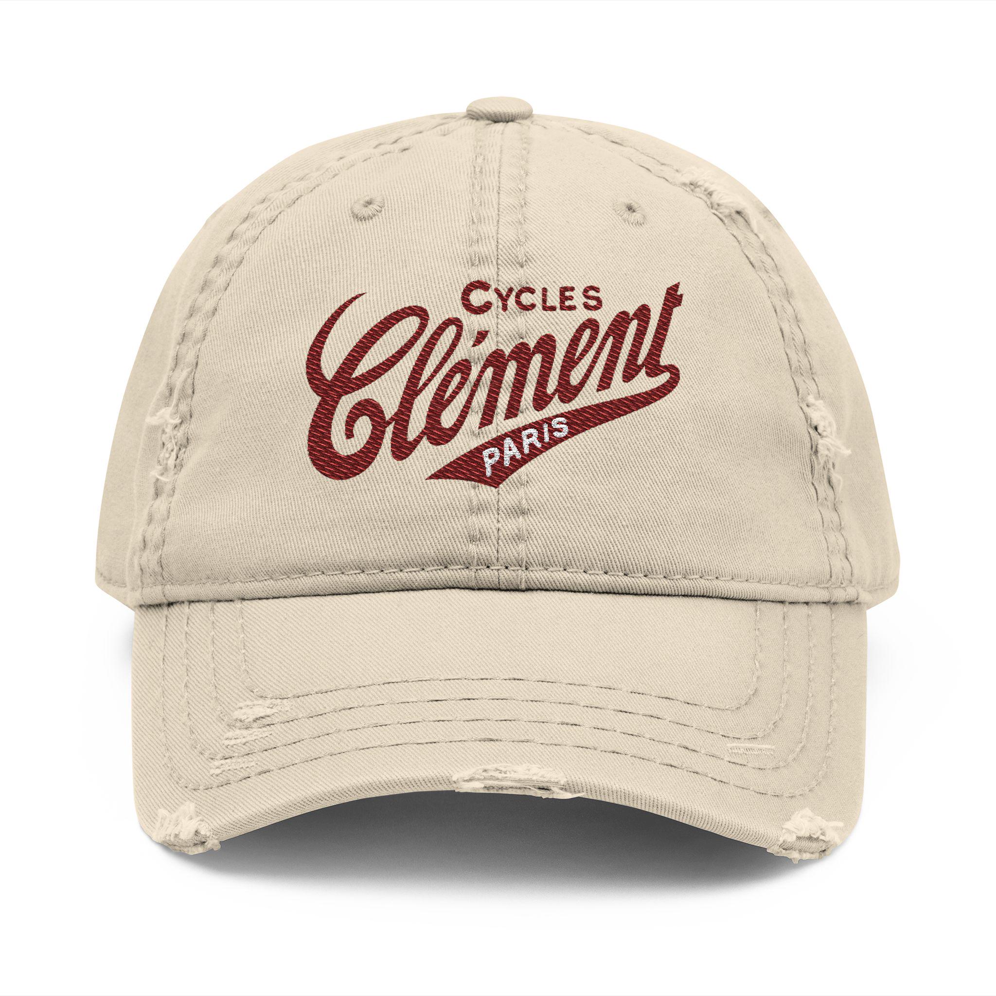 Casquette/Bonnet Cycliste U.C. MAURON – Années 70 – Vintage – Rouge & Blanc