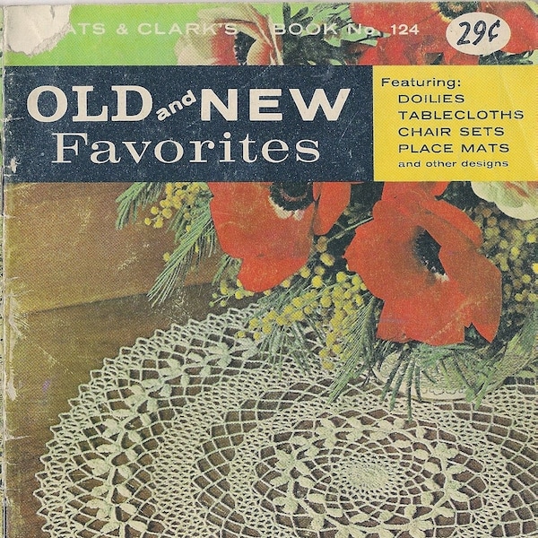Vintage  Coats & Clark's Old And New Favorites Book No. 124 - 1961 PDF