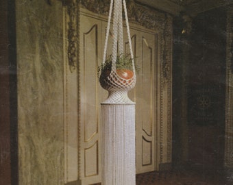 Livre De Macramé Vintage Macrame Elegance – 4 Modèles Avec Instructions – 1979