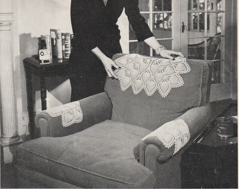 PDF 26-1954 Vintage Crochet For Your Home Coats /& Clark/'s Book No