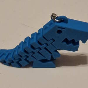 Dinosaur fidget keychain bild 3
