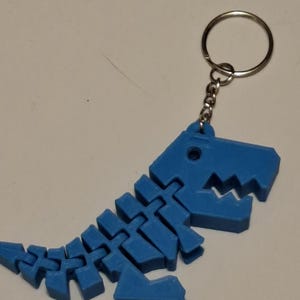 Dinosaur fidget keychain bild 2