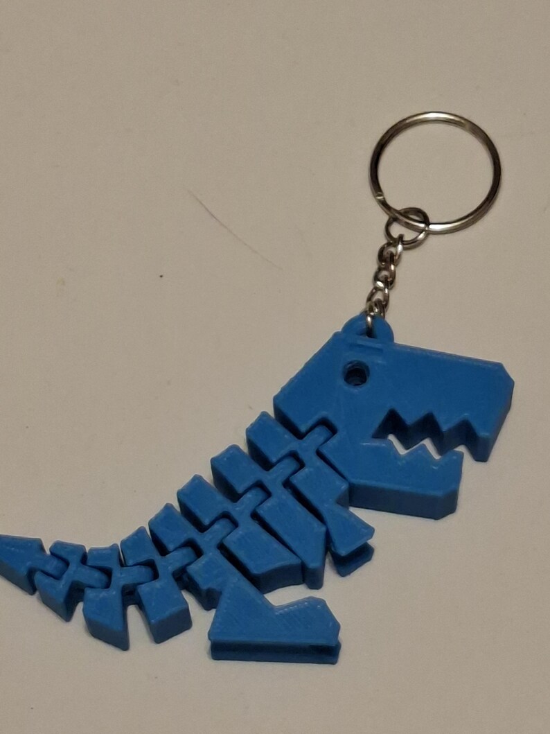 Dinosaur fidget keychain bild 2