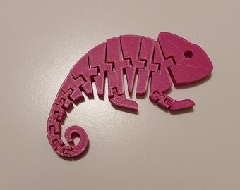 3d printed flexi chameleon