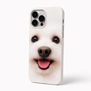 Custom Pet Phone Case, 3D Soft Nose Dog Cat Portrait Cover Gift image 11