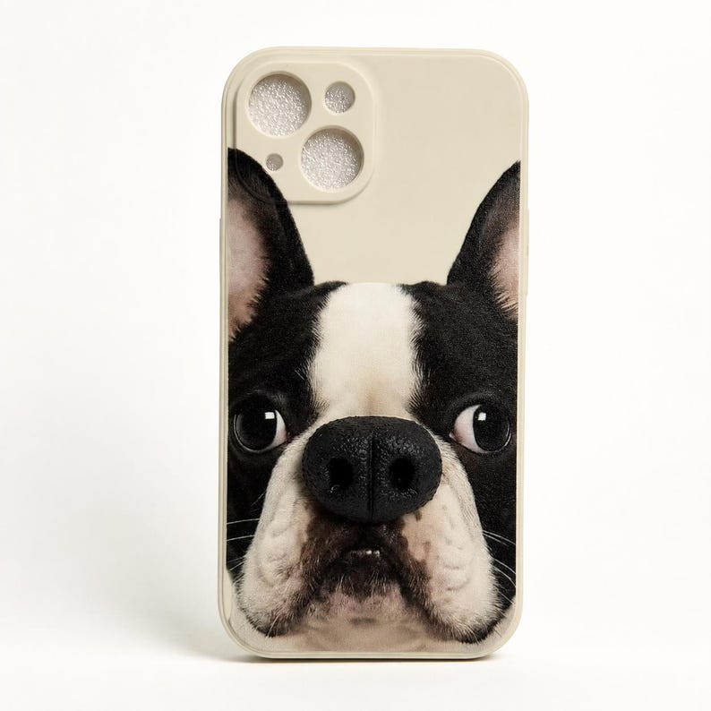 Custom Pet Phone Case, 3D Soft Nose Dog Cat Portrait Cover Gift image 10