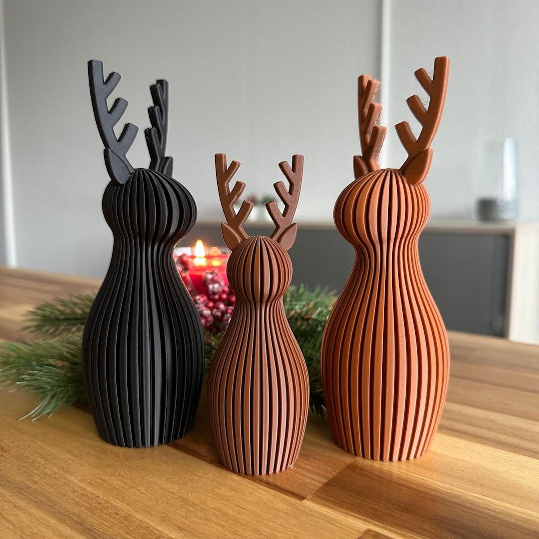 Modernes Japandi-Rentier – Minimalistische Winter- und