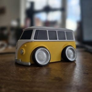 Retro Camping Bus – Miniature in Nostalgic Style | 3D Printed