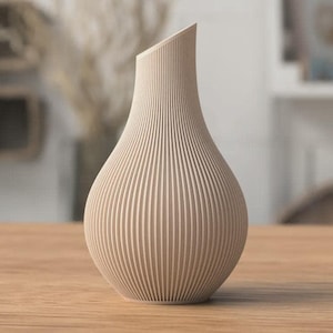 Moderne Vase – Japandi-Stil – 3D-Druck – Minimalistische Wohnkultur