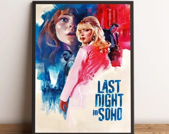 Last Night in Soho Film Poster - Etsy