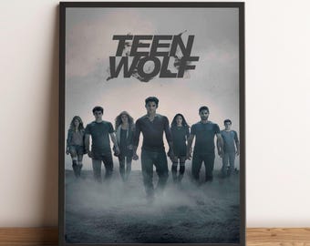 Teen Wolf Poster, Tyler Posey Wandkunst, Wand-Dekor, Leinwanddruck