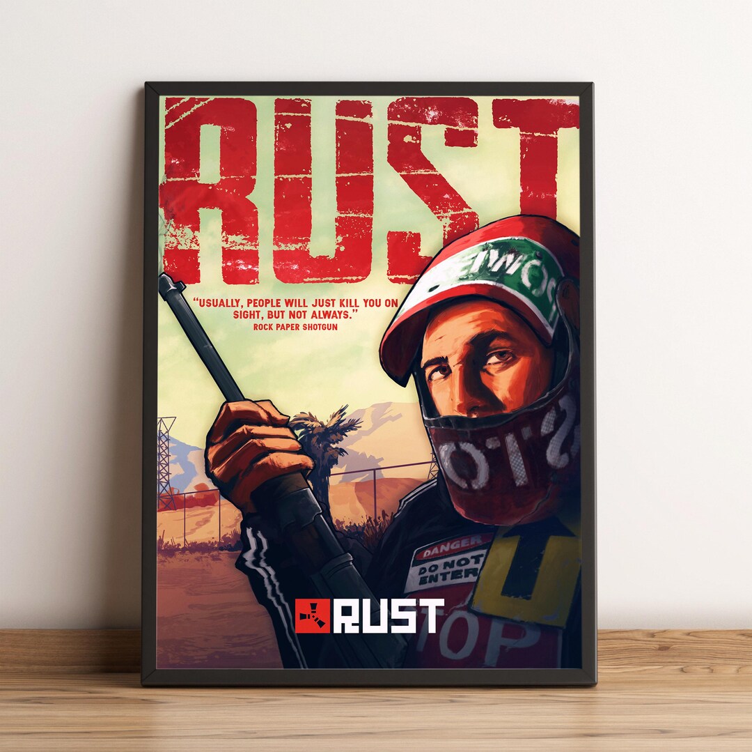 Rust Poster, Rust Wall Art, Wall Decor, Canvas Print - Etsy