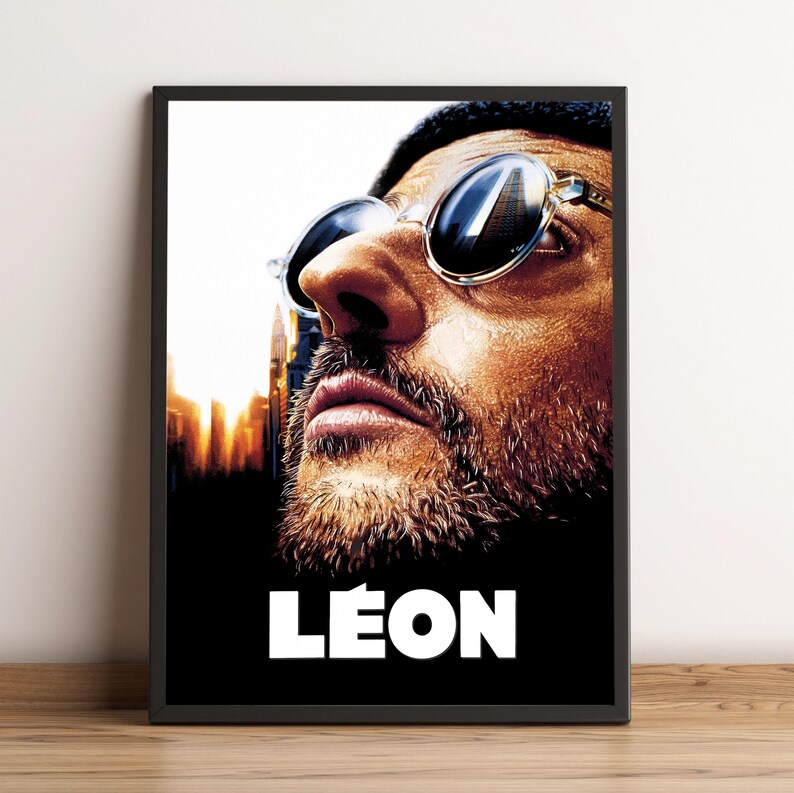 Leon Letters Leon the Professional Poster, Leon Wall Art, Wall Decor, Canvas Print ...