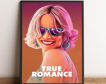 True Romance Poster, True Romance Kunst, Wanddekoration, Leinwanddruck