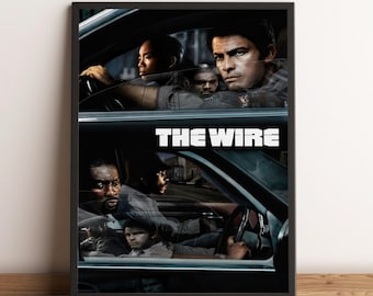The Wire Poster, The Wire Kunst, Wanddekoration, Leinwanddruck