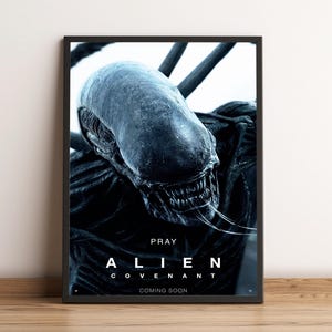 Alien Poster, Ripley Wall Art, Wall Decor, Canvas Print #2