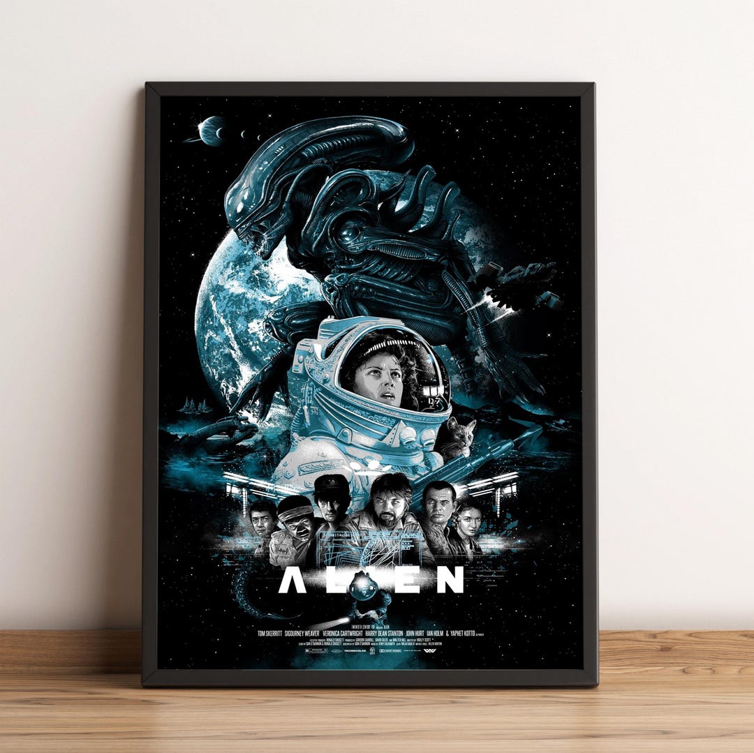 Alien Poster, Ripley Wall Art, Wall Decor, Canvas Print - Etsy