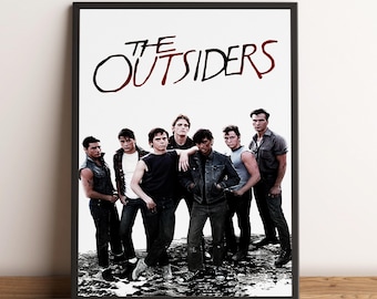 The Outsiders Poster, Außenseiter, Kunst, Wanddekoration, Leinwanddruck